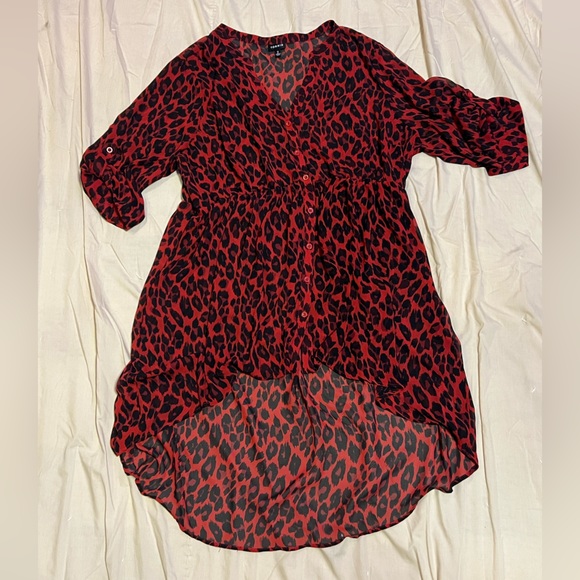 torrid Tops - Torrid Leopard Blouse